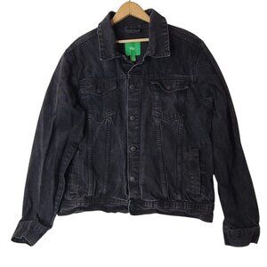 Dip Brand Black Denim Jean Jacket Size L